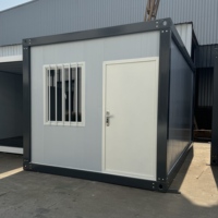 Maison conteneur modulaire détachable de luxe à faible coût, 20 pieds, 40 pieds, préfabriquée, portable, pour une vie nomade, type Tiny Home