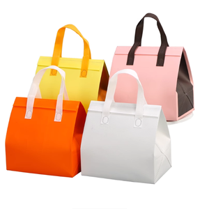 Bolsa Térmica de Tela No Tejida para una o Dos Bebidas, Bolsa de Transporte Personalizada para Comida para Llevar - Product Image 3