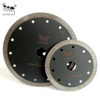 LITTLE ANT Disque diamanté à bord en maille ultra-mince de 7 pouces (180 mm) pour carrelage céramique vitrifié, disque de coupe rapide, Discos Diamantados 7 pulgadas