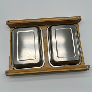 Tabla de Cortar de Bambú 41x31.4x6cm con Función de Pesaje, Tabla de Picar Rectangular - Product Image 2