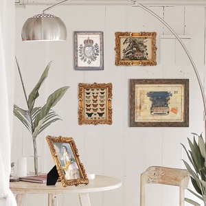 Luxspire thiết kế nhựa Khung ảnh hoa hồng cổ điển trang trí công phu kết cấu tay Crafted nhựa hình ảnh khung bàn tường hiển thị nhựa khung - Product Image 6