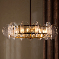 Nouveau lustre en verre Wabi Sabi Mutant pour la décoration d'événements, lumière décorative pour couloir