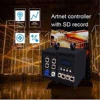 Carte SD CL-404R LED Pixel Light Controller WS2812B WS2811 RGB LED Strip Programmable Artnet DMX SPI Controller