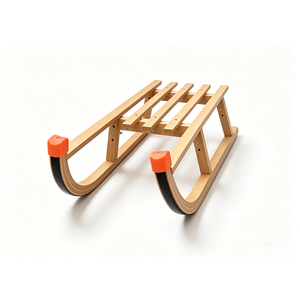 <span class=keywords><strong>Luge</strong></span> <span class=keywords><strong>en</strong></span> bois classique avec roulettes lisses, <span class=keywords><strong>luge</strong></span> <span class=keywords><strong>en</strong></span> bois écologique pour les activités de neige dans la cour et <span class=keywords><strong>en</strong></span> <span class=keywords><strong>montagne</strong></span> - Product Image 4