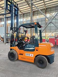 รถยก7F 3ตันโตโยต้าของแท้ญี่ปุ่นมือสอง1500ชั่วโมงกับเครื่องยนต์โตโยต้าส่วนประกอบหลักกระปุกเกียร์และปั๊ม - Product Image 3