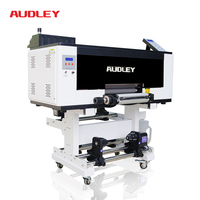 Pour Audley nouveauté I1600 XP600 tout-en-un UV DTF machines d'impression plastifieuse A/B Film autocollant étiquette rouleau matériau flexible UV I
