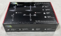 Support de moniteur double réglable KALOC DZ220-J avec une bonne qualité, compatible avec les écrans de 17 à 32 pouces, bras de moniteur double, support de moniteur de bureau