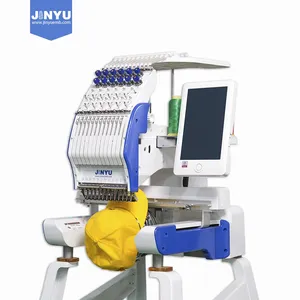 JCH1201 household small sewing embroidery machine embroidery for t-shirt cap flat automatic embroidery machine