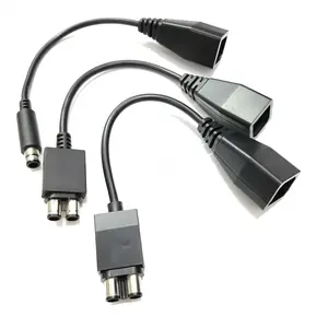 Kabel Adaptor Catu Daya AC, Aksesori Game Kabel Konverter Kabel Transfer untuk Xbox 360 Datar Ke Xbox 360 Ramping/Satu/E