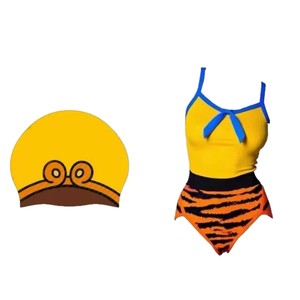 ชุดว่ายน้ำวันพีซซุน วูคง แบบผูกเชือก ป้องกันแสงแดด UPF50+ สำหรับการแข่งขัน - Product Image 4