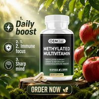 Capsules de Vitamine B Méthyliée : Soutien Énergétique, Métabolisme, Fonction Cognitif et Immunitaire – Complément Nutritionnel Quotidien