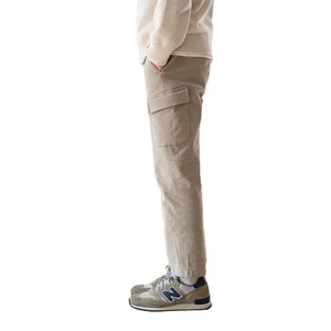 Pantalon Cargo Personnalisé Streetwear Kaki – Vente en Gros, Pantalon de Travail Utilitaire Décontracté Coupe Ample Multi-Poches en Coton - Product Image 2