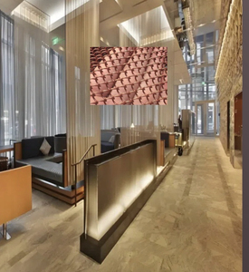 Rèm lưới thép không gỉ xoắn ốc đẹp mắt, linh hoạt dùng cho sảnh khách sạn - Product Image 6