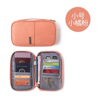Portefeuille de voyage grande capacité avec logo personnalisé, porte-cartes, organiseur de documents, pochette multifonctionnelle, blocage RFID