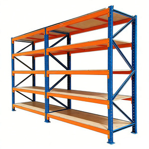 Estanterías de Almacenamiento de Acero Resistente de Buena Calidad, Ajustables, con Protección Contra la Corrosión, para Almacenes - Product Image 1