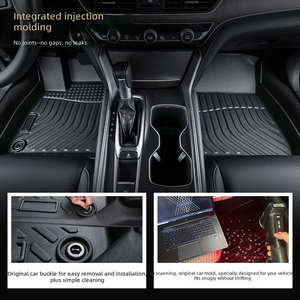 Tapetes para Piso de Auto TPE Resistentes a Manchas y sin Olor, Compatibles con <span class=keywords><strong>Hyundai</strong></span> <span class=keywords><strong>Kona</strong></span> Eléctrico Híbrido 2024-2025, Cobertura Total - Product Image 5
