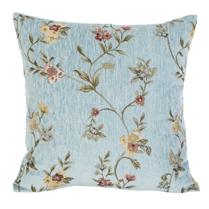 Funda de Cojín Moderna Cuadrada con Estampado Digital Jacquard de Flores, 100% Poliéster, Cierre de Cremallera, para Uso en el Hogar y Hoteles, Personalizable - Product Image 1
