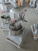 Mélangeur à gâteau électrique commercial Astar 20L, 3 vitesses réglables, machine à pétrir multifonctionnelle pour le blé, le maïs, le lait, en acier inoxydable