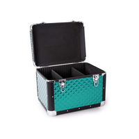 Étui de toilettage de cheval coloré boîtier de rangement d'outils de cheval de verrouillage classique équitation boîte en aluminium équestre pour Kits de toilettage