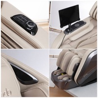 Fauteuil de massage électrique ZHOUQI à gravité zéro 2D avec fonction chauffante pour le cou, vente chaude, fabriqué en Chine