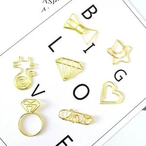 Marque-page en métal en forme de cœur, <span class=keywords><strong>petit</strong></span> et mignon, clips de reliure de couleur assortie, clips en papier enduits pour l'organisation des documents - Product Image 3