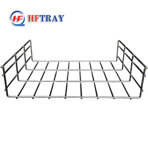 Factory Customize Corrosion Resistance Hdg <b>Grid</b> Cable Tray Galvanizing Metal <b>Wire</b> Mesh Cable Tray for Office Industrial - Product Image 4