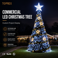 Arbre de Noël Artificiel Commercial avec Affichage LED pour Parcs à Thème, Hôtels, Centres Commerciaux – Idéal pour les Acheteurs de Projets