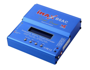 Chargeur d'équilibrage IMAX B6AC 80W pour drones RC Lipo NiMh avec stockage de données, alimentation intégrée et surveillance de la tension d'entrée pour drones professionnels - Product Image 1