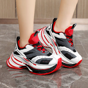 Mocasines Casuales de Mujer con Plataforma y Suela Gruesa, Logotipo Personalizado 2026, Cómodos, Parte Superior de PU Suave, Forro de Algodón, Otoño, Aumentan la Estatura, para Parejas - Product Image 4