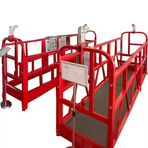 Plataforma de <span class=keywords><strong>Guindola</strong></span> eléctrica galvanizada Plataforma de trabajo móvil suspendida Plataforma de tirantes de <span class=keywords><strong>escalada</strong></span> eléctrica exterior - Product Image 4