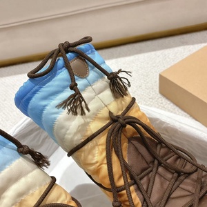 Botas de Nieve de Invierno de Alta Calidad, Diseño de Lujo, Cuero Genuino, Térmicas, Estilo Robusto para Caminar, Antideslizantes, Zapatos Deportivos para Esquí - Product Image 5