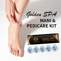Kit de Soins des Mains et des Pieds 5 Étapes pour Salon de Beauté : Éliminateur de Callosités, Spa Mains et Pieds, Manucure et Pédicure