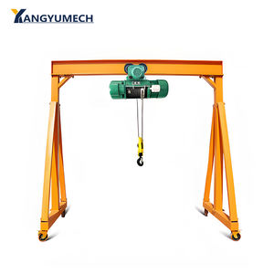 실내 실외 모두 사용할 수 있습니다 1 3 5 톤 소형 모바일 알루미늄 합금 빠른 로딩 갠트리 크레인 가격 - Product Image 2