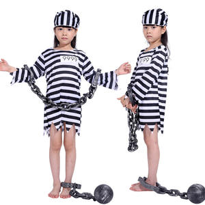 Déguisement Halloween Costume <span class=keywords><strong>Prison</strong></span> <span class=keywords><strong>Break</strong></span> Convict Costume Adulte enfant - Product Image 6