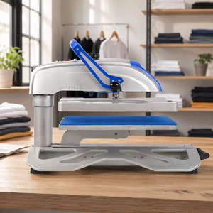 New Prior Manual 16x20 Pull Out Drawer Swing Away Garment T-Shirt Printing Sublimation Flatbed Heat Press Machine - Product Image 5