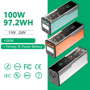 Fast Charging 100W Portable Power Station 27000mAH Mobile Power Bank with PD 140W for Camping Fishing & Travel - Product Image 1