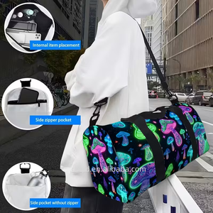 Borsa da Viaggio Sportiva Personalizzata con Bandiera delle Isole Turks e Caicos, Borsa per Palestra e Fitness, <span class=keywords><strong>Borsone</strong></span> da Viaggio Economico - Product Image 4