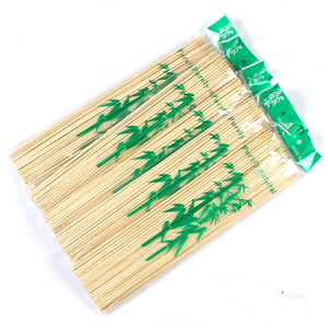 Palitos de bambú desechables para perros de maíz, brochetas lisas para barbacoa de 10 pies - Product Image 1