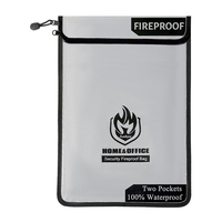 Sac porte-documents imperméable et ignifuge avec logo personnalisé, taille extra large, en fibre de verre, OEM disponible