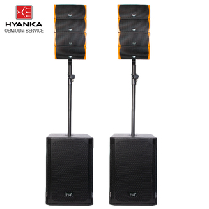 Système de sonorisation Line Array actif HYANKA S15L404S 15 pouces, 121 dB <span class=keywords><strong>SPL</strong></span> max, classe D 2*300W 4Ω - Product Image 1