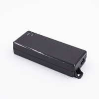 Inyector PoE de 24W 30W 90W 54V 0.56A, Adaptador de Alimentación por Ethernet de Voltaje Constante Ieee802.af/at 10/100/1000mbps con Enchufe C8 C6