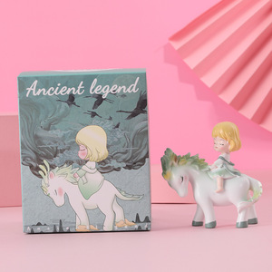 Yu Mo Ancient Legends Blind Box Figurines en résine en forme d'animaux Décoration de bureau créative Cadeau pour étudiants Anniversaire - Product Image 3