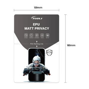 <span class=keywords><strong>Protection</strong></span> d'écran anti-espion personnalisée avec logo, film souple en hydrogel EPU mat pour magasin de téléphonie mobile - Product Image 3