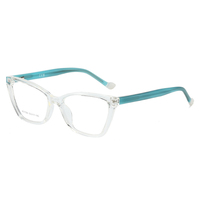 Monture de lunettes œil-de-chat surdimensionnée AC7005 en TR90, montures optiques de luxe en acétate, montures de lunettes tendance, Gafas