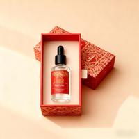 Boîte à tiroir rigide en carton de luxe personnalisée de Dubaï avec fermeture magnétique, portable, écologique, pour parfum et huile cosmétique, avec insert