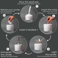 2025 à la mode nouvelle perle bougie papier Tube emballage avec étiquette personnelle en gros 500g boîte perle bougie avec mèche perle cire
