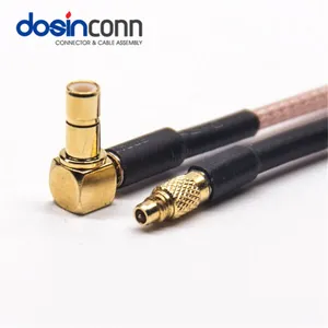 RF Coaxial Connector Cable Assembly SMB to F MMCX N SMA Fakra BNC Female Jack Male RG179 Straight Right Angle for Car Radio