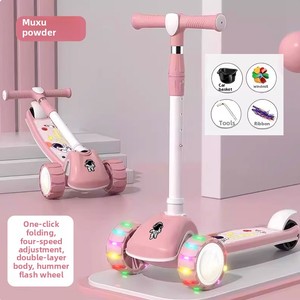 Skuter Roda Tiga untuk Anak Usia 1-12 Tahun, Bayi Laki-laki dan Perempuan, Pedal, Dapat Dikendarai, Mobil Licin, Bahan Plastik - Product Image 6