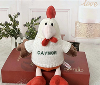 Peluche Canard Mignon et Original Personnalisable, Rembourrée en Coton PP, Cadeau d'Anniversaire pour Enfants, Vente en Gros Transfrontalière