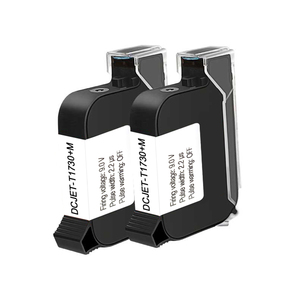 12.7mm White Online Packing Code Coding Machine Thermal Jet White Refilled Black <strong>Ink</strong> Cartridge for Handheld Inkjet Printer H-P45 - Product Image 5